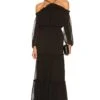 Off The Shoulder Dress Rich Black -Hot Sale Clothing Store 1STR WD162 V1