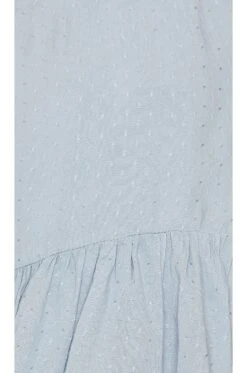 Smocked Ruffle Hem Dress Dusty Blue -Hot Sale Clothing Store 1STR WD226 V4