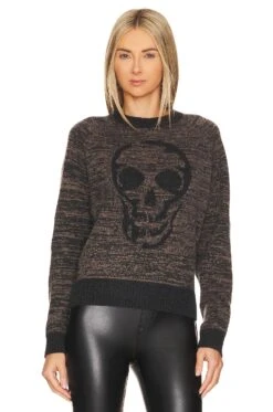 Edna Skull Sweater Jet