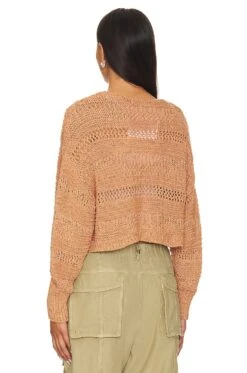 Andrea Cardigan Walnut -Hot Sale Clothing Store 525A WK644 V3