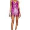 Fringe Mini Dress Fuchsia 2 Fringe Mini Dress Fuchsia -Hot Sale Clothing Store 8OTH WD16 V1