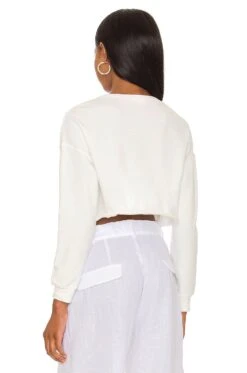 Paislee Zip Front Top White -Hot Sale Clothing Store AAYR WS81 V3