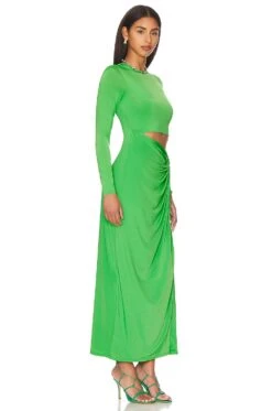 Soo Dress Neon Green -Hot Sale Clothing Store AFFM WD213 V2