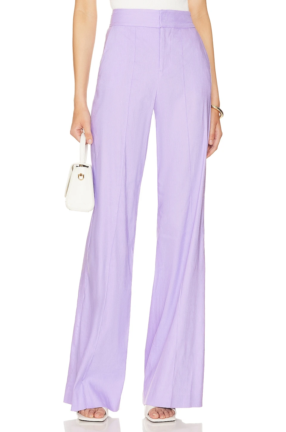 Alice + Olivia Dylan High Waist Wide Leg Pant Solstice 3 Alice + Olivia Dylan High Waist Wide Leg Pant Solstice