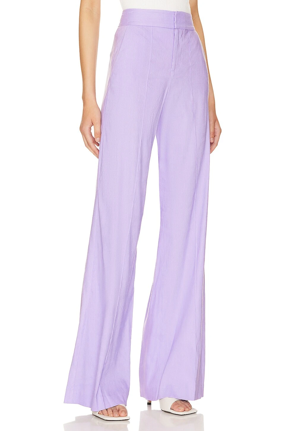 Alice + Olivia Dylan High Waist Wide Leg Pant Solstice 4 Alice + Olivia Dylan High Waist Wide Leg Pant Solstice - Image 2