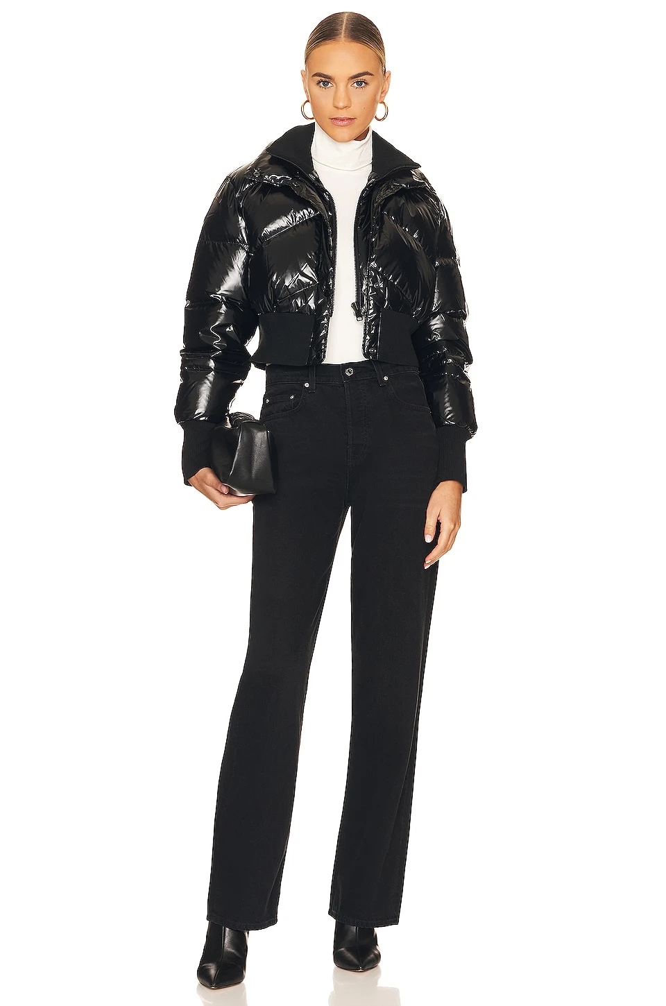 AllSaints BLOUSON NAVIE Black 7 AllSaints BLOUSON NAVIE Black - Image 5
