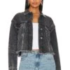 AllSaints Chlo Denim Jacket Washed Black -Hot Sale Clothing Store ALLR WO172 V1