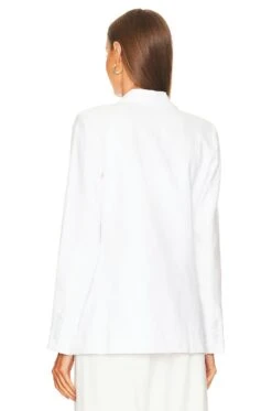 X REVOLVE Jane Linen Blazer White -Hot Sale Clothing Store AMAN WO91 V4