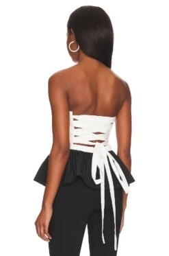 Gaston Top Black & White -Hot Sale Clothing Store AMAN WS936 V3