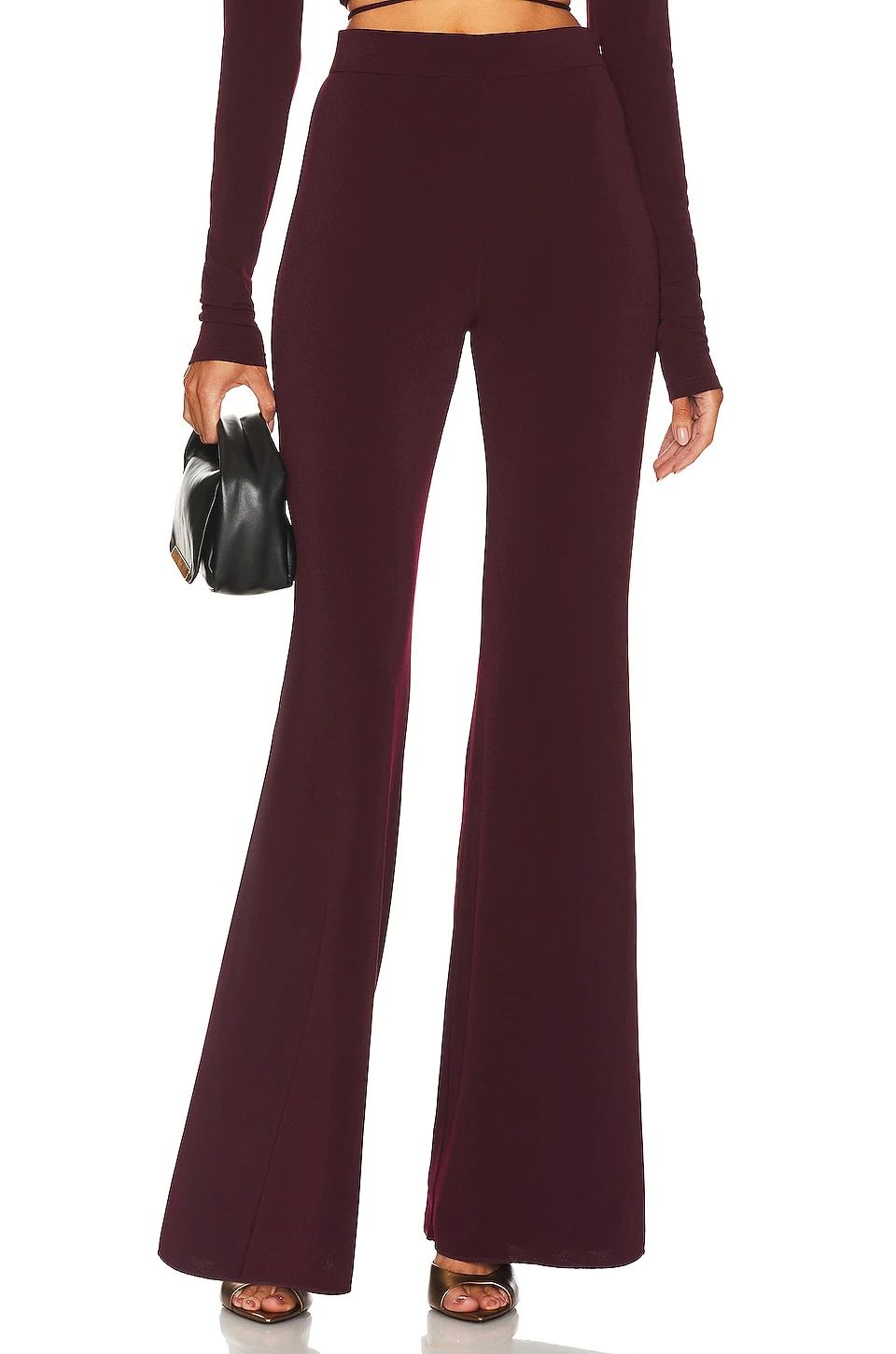 Gaia Flare Pants Rouge Noir 3 Gaia Flare Pants Rouge Noir