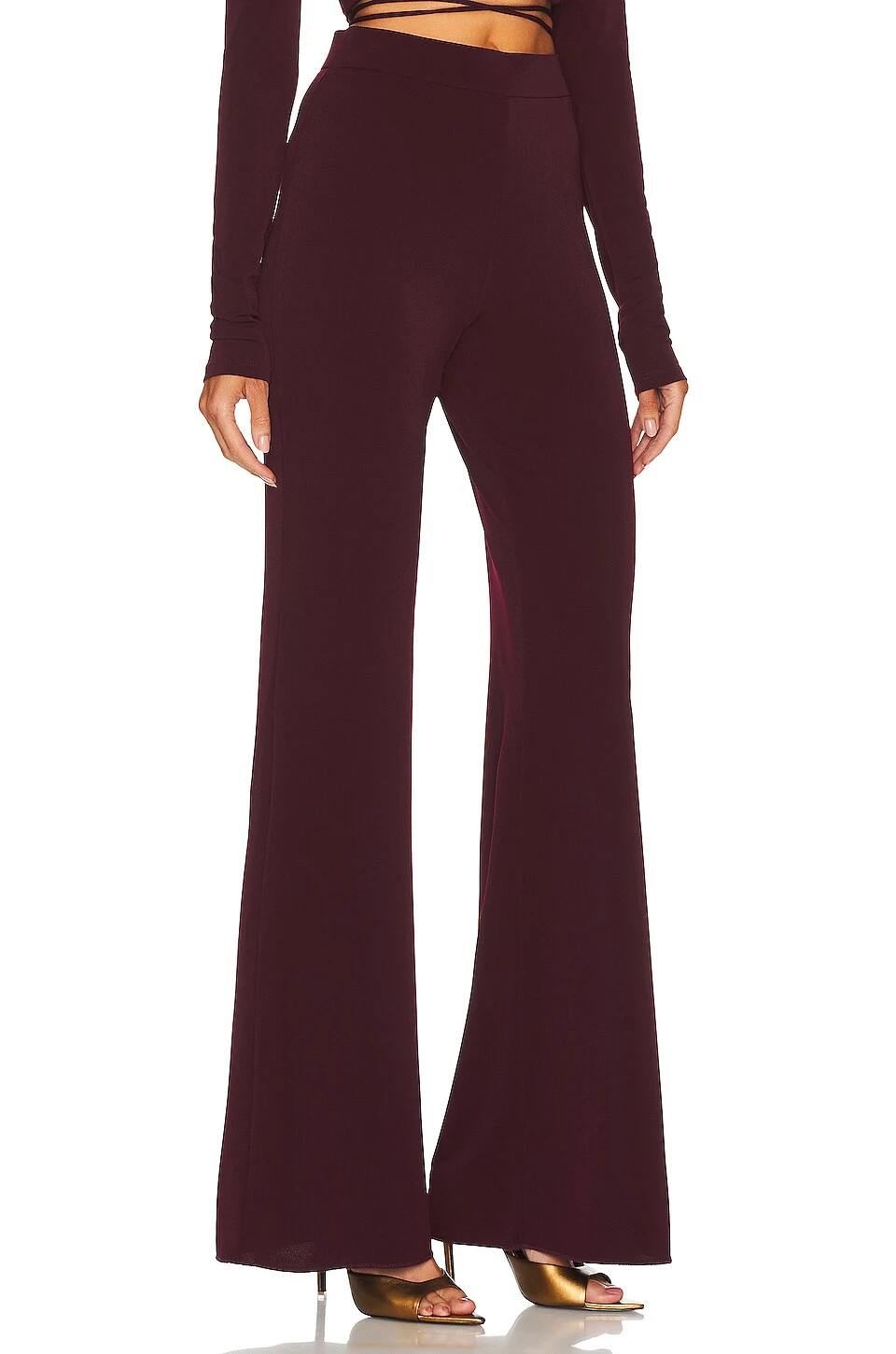 Gaia Flare Pants Rouge Noir 4 Gaia Flare Pants Rouge Noir - Image 2