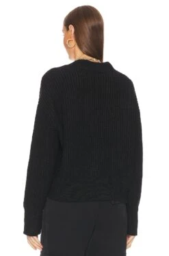 ANINE BING Maxwell Cardigan Black -Hot Sale Clothing Store ANIN WK133 V3