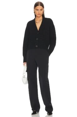 ANINE BING Maxwell Cardigan Black -Hot Sale Clothing Store ANIN WK133 V4