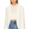 ANINE BING Quinn Blazer Eggshell -Hot Sale Clothing Store ANIN WO140 V1