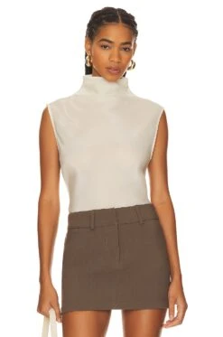 ANINE BING Ianna Top Pearl