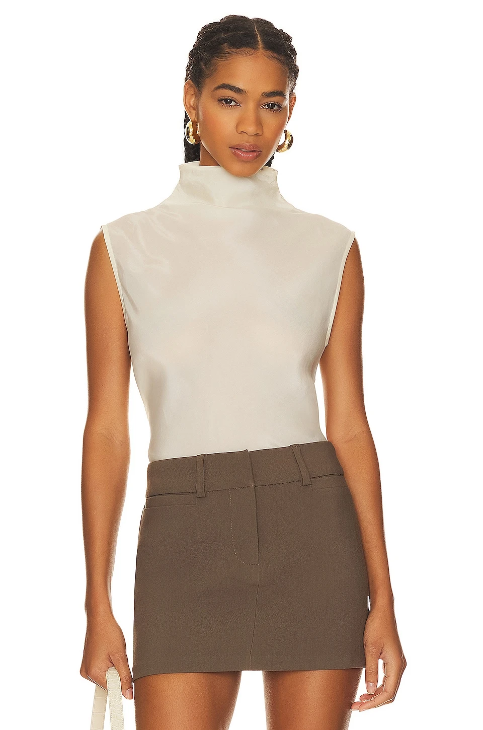 ANINE BING Ianna Top Pearl 3 ANINE BING Ianna Top Pearl