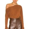 Lorne Sweater Brown -Hot Sale Clothing Store ASTR WK61 V1