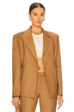 Calden Blazer Jacket Caramel