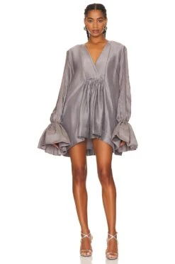 ROBE COURTE LUPIN Smoke