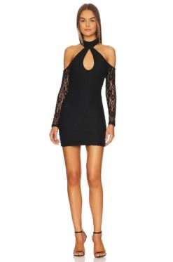 Bardot Nina Lace Dress Black