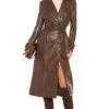 Bardot Faux Leather Trench Coat Chocolate -Hot Sale Clothing Store BARD WO61 V1