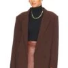 Bardot The Oversized Blazer Chocolate