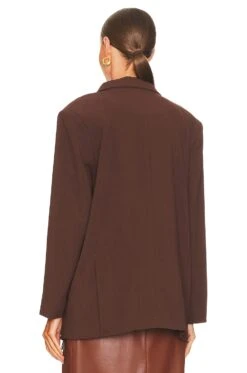 Bardot The Oversized Blazer Chocolate -Hot Sale Clothing Store BARD WO62 V4