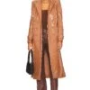 Bardot Hi-Shine Trench Coat Camel 1 Bardot Hi-Shine Trench Coat Camel -Hot Sale Clothing Store BARD WO92 V1