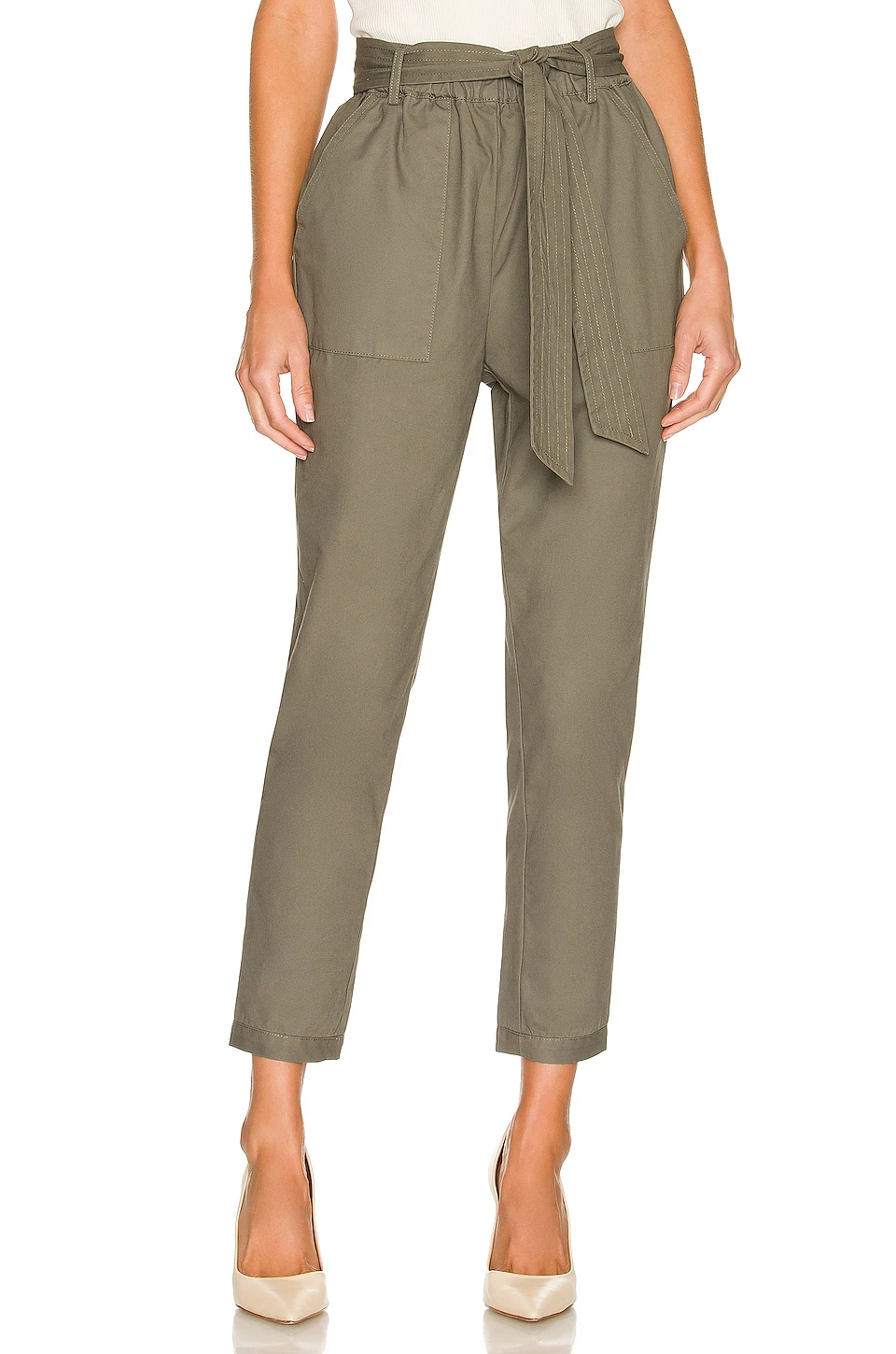 Steve Madden Tied Up Pant Olive 3 Steve Madden Tied Up Pant Olive
