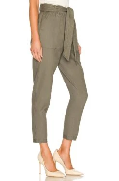 Steve Madden Tied Up Pant Olive 7 Steve Madden Tied Up Pant Olive -Hot Sale Clothing Store BBDA WP147 V2