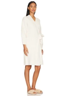 CozyChic Side Tie Robe Cream -Hot Sale Clothing Store BDRE WI7 V3