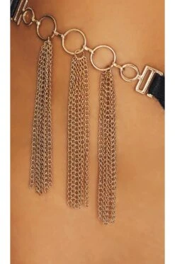 BLUEBELLA Aurora Thong Black & Gold 11 BLUEBELLA Aurora Thong Black & Gold -Hot Sale Clothing Store BEBE WI387 V5