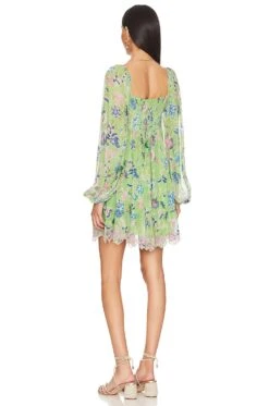 Short Dress Pear Green -Hot Sale Clothing Store BENE WD259 V3