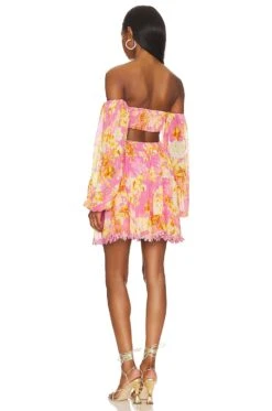 Auril Short Dress Pink -Hot Sale Clothing Store BENE WD272 V4