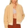 Beyond Yoga Brave The Elements Sherpa Bomber Butterscotch -Hot Sale Clothing Store BEYR WO8 V1