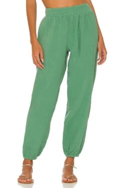 Beach Gauze Pant Vine