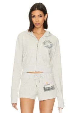 Boys Lie Fare Enough Thermal Zip Up Grey -Hot Sale Clothing Store BOYR WK105 V3