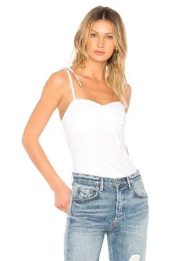 Anabelle Tie Strap Cami White