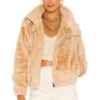 BLOUSON IMITATION FOURRURE ORLANDO Beige -Hot Sale Clothing Store BUBR WO13 V1