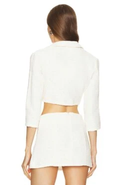 BLOUSON CRISP White -Hot Sale Clothing Store BUCR WO1 V3