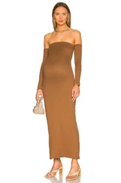 VESTIDO THE ANGELINA Mocha