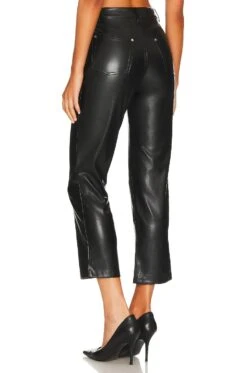 Hanie Faux Leather Pant Black -Hot Sale Clothing Store CAMN WP32 V3