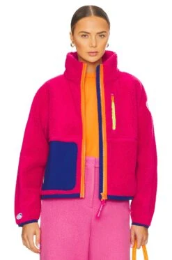 Canada Goose Paola Pivi Fleece Jacket Fuchsia
