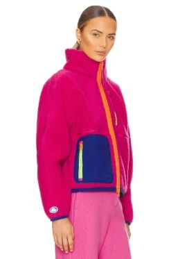 Canada Goose Paola Pivi Fleece Jacket Fuchsia -Hot Sale Clothing Store CANA WO148 V3