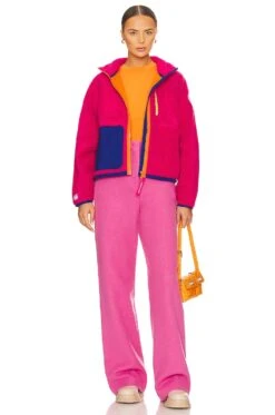 Canada Goose Paola Pivi Fleece Jacket Fuchsia -Hot Sale Clothing Store CANA WO148 V6