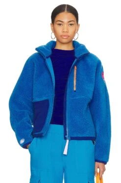 Canada Goose Paola Pivi Fleece Jacket Atlantic Blue