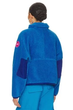 Canada Goose Paola Pivi Fleece Jacket Atlantic Blue -Hot Sale Clothing Store CANA WO157 V5