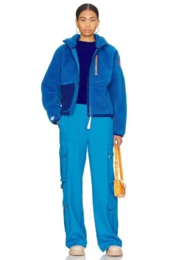 Canada Goose Paola Pivi Fleece Jacket Atlantic Blue -Hot Sale Clothing Store CANA WO157 V6