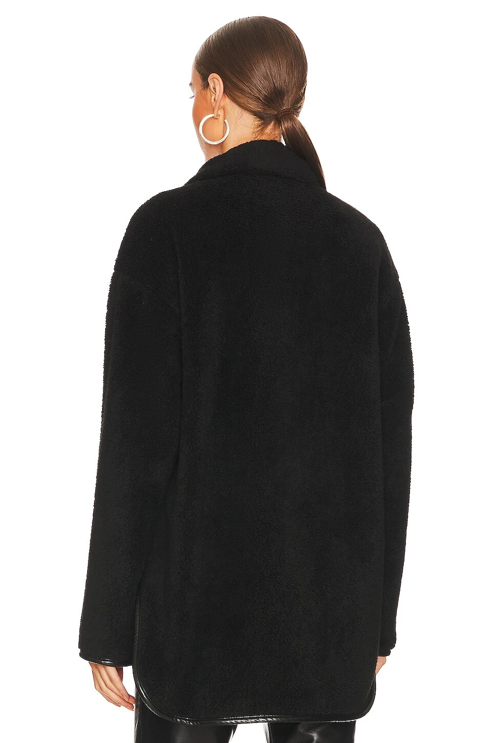 CITIZENS OF HUMANITY Kerin Sherpa Jacket Black 6 CITIZENS OF HUMANITY Kerin Sherpa Jacket Black - Image 4