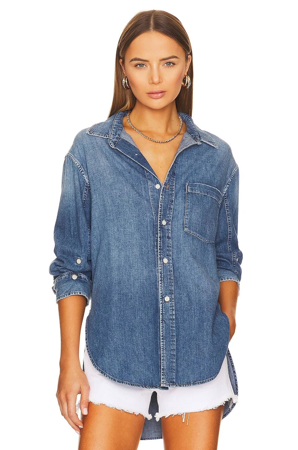 CITIZENS OF HUMANITY Kayla Shirt Somerset 4 CITIZENS OF HUMANITY Kayla Shirt Somerset - Image 2